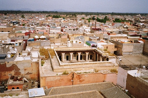 la Medersa Ben Saleh vue de la mosquee